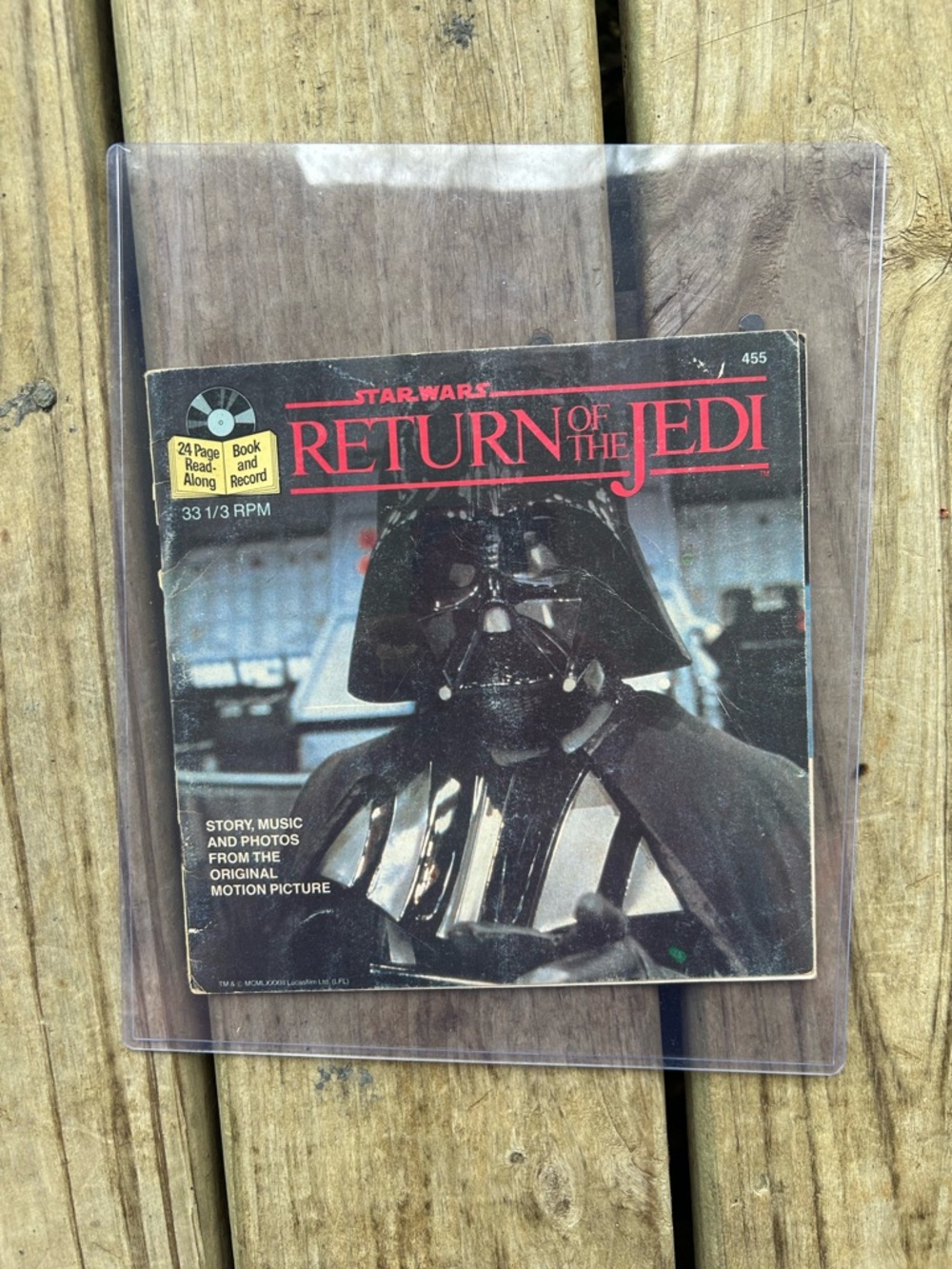 Return of the Jedi Vintage Record and Read-Along Book